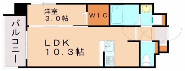 博多駅 徒歩8分 2階の物件間取画像